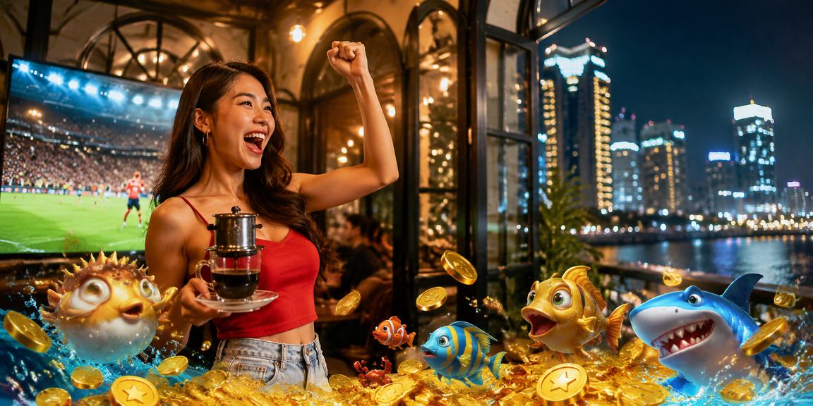 Người dùng tại TP Hồ Chí Minh đọc phân tích kèo bóng đá trong quán cà phê trước trận đấu