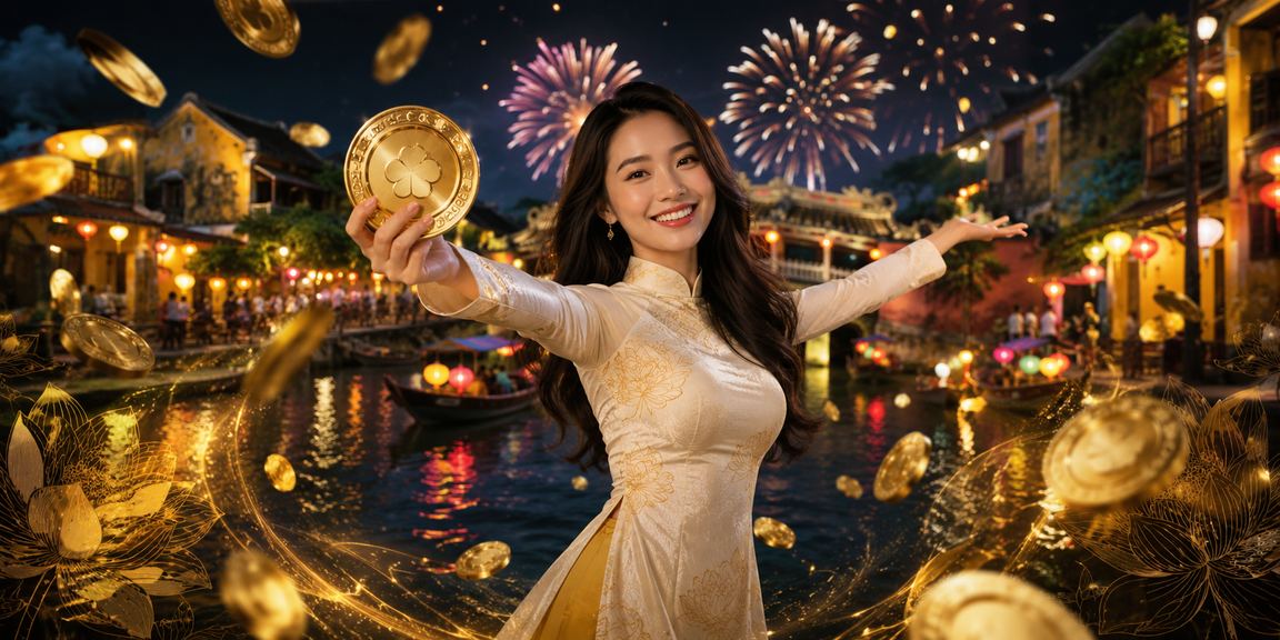 Giao diện trò chơi bài tại chợ đêm Hội An – không khí giải trí vaobong
